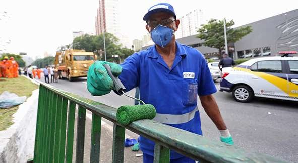 Pintura é destaque em programa de melhoria urbana