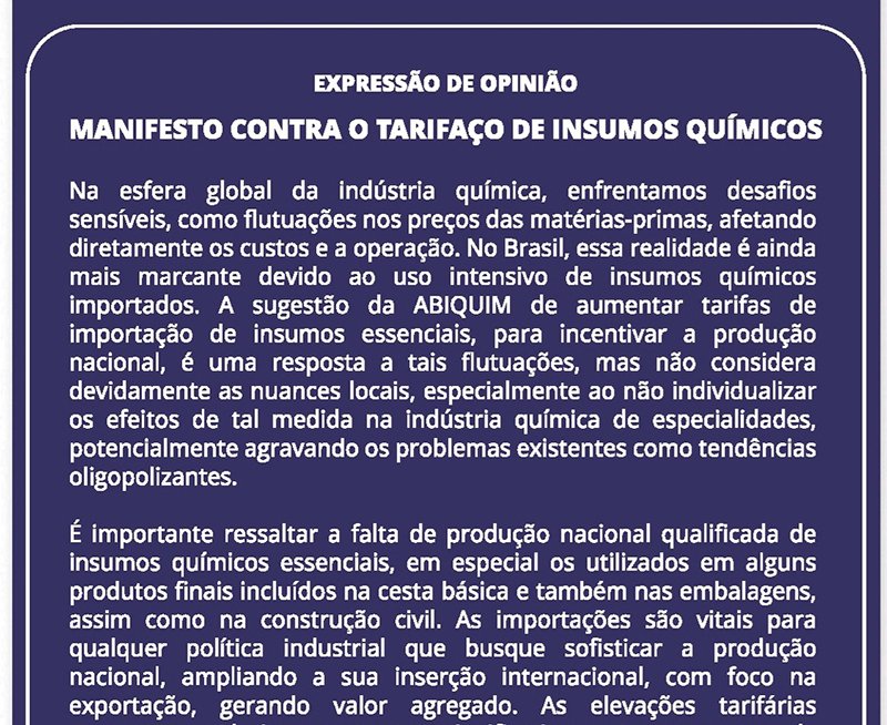 Abrafati se manifesta contra proposta de majoração de alíquotas de importação